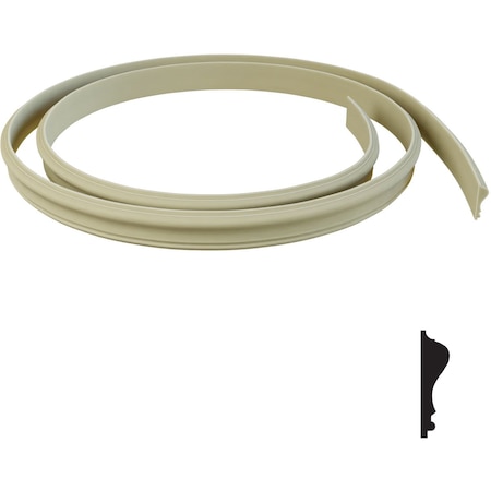 Ekena Millwork WM390 - 2 5/8"H x 11/16"D x 144"L Chair Rail Flexible Moulding CHAFWM390X144